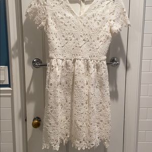 White Lace Graduation Dress from Nordstrom